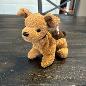 Retired Ty Beanie Baby Tuffy The Dog 1996 Vintage